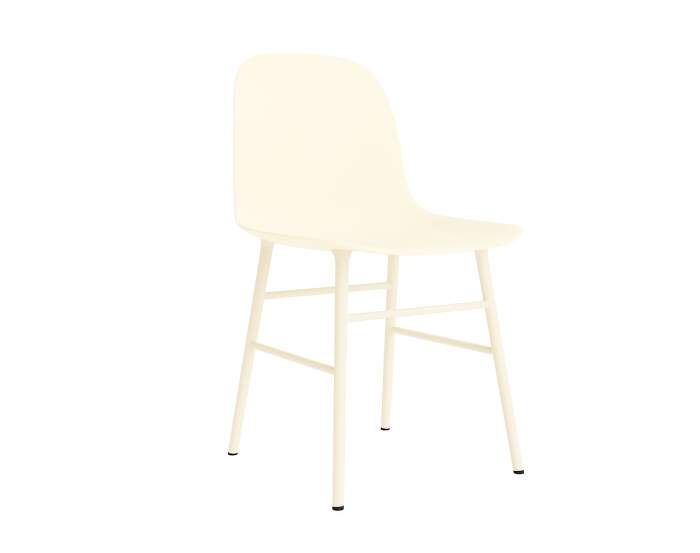 zidle-Form Chair Steel, cream/cream