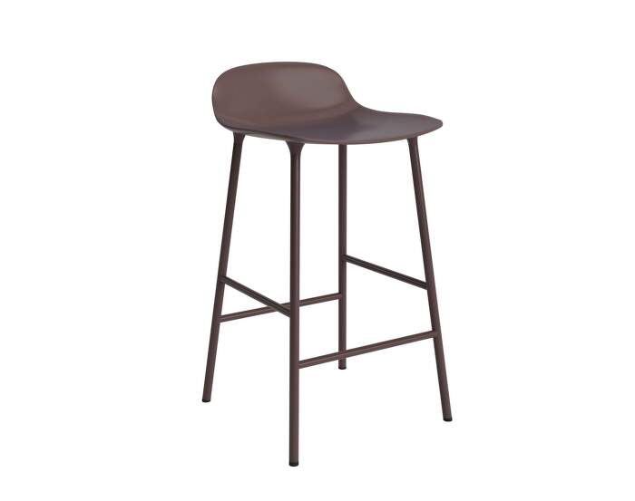 stolicka-Form Bar Chair 65 cm Steel, brown