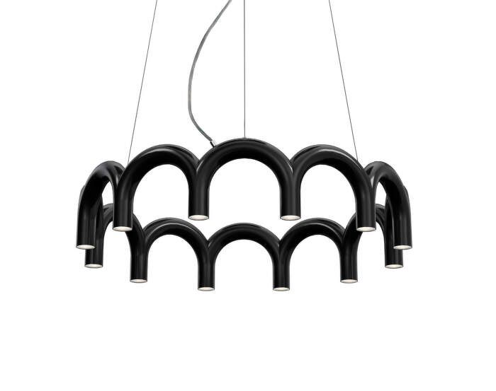 Závesné svietidlo Arch Circle 98, black
