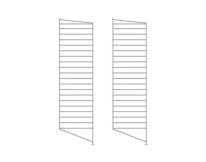 Panel String Floor 115 x 30, 2 ks, dark grey