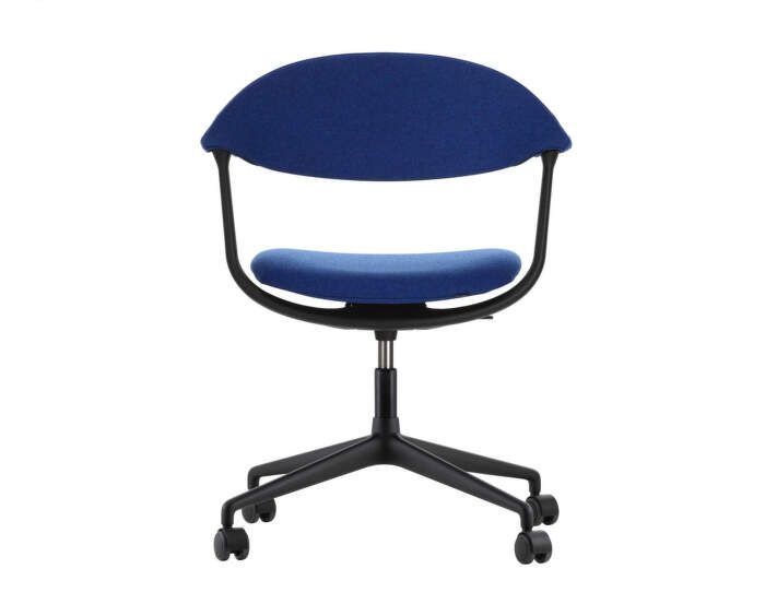 Kancelárska stolička Mynt Upholstery s kolieskami, electric blue/black