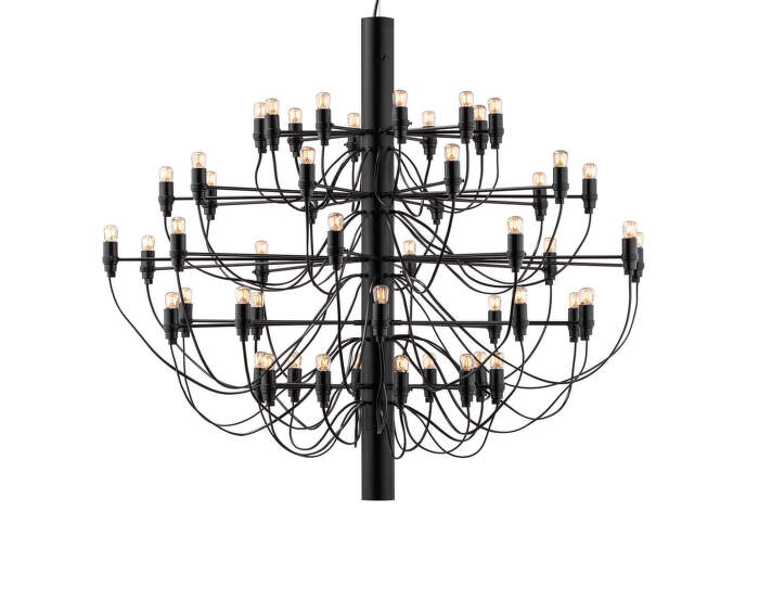 Luster 2097/50 Clear Bulbs, matte black