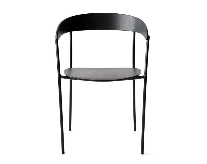 Stolička Missing Armchair, black ash