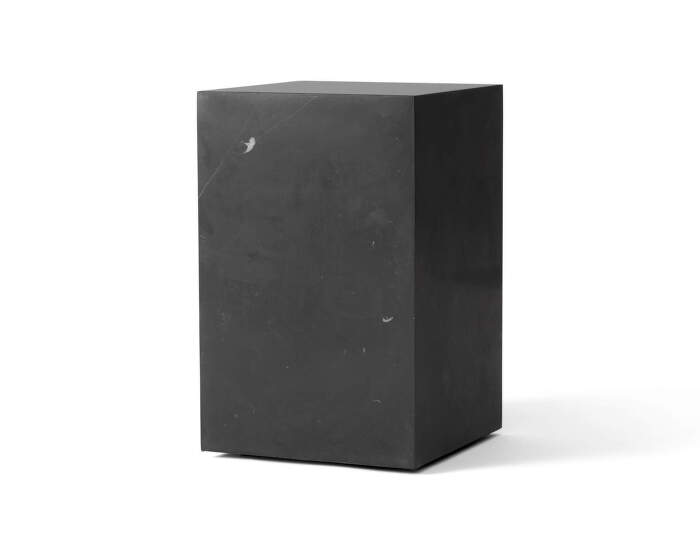 Odkladací stolík Plinth Tall, Nero Marquina