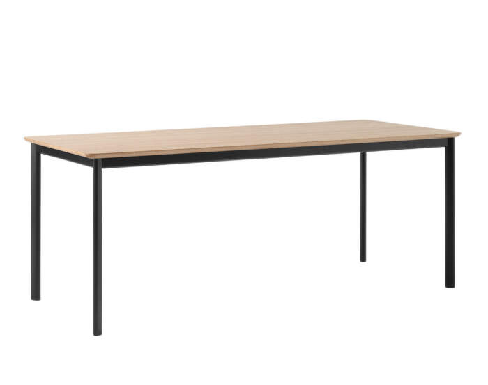 Jedálenský stôl Drip HW116, black/lacquered oak