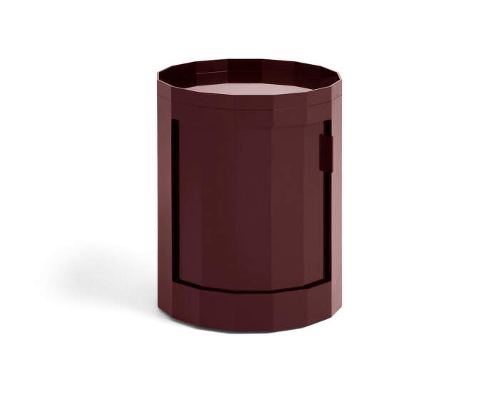Úložný stolík Facet Cabinet Low, burgundy