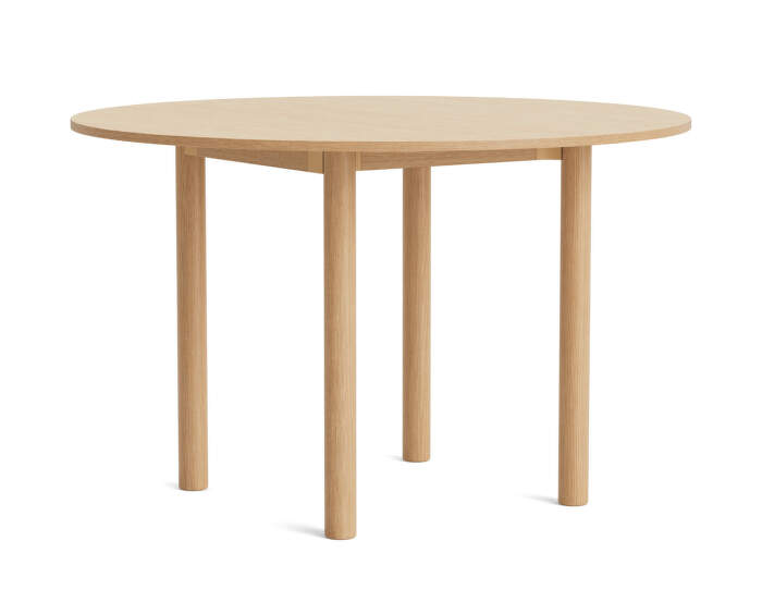 Stôl Annex Round Ø120, lacquered oak