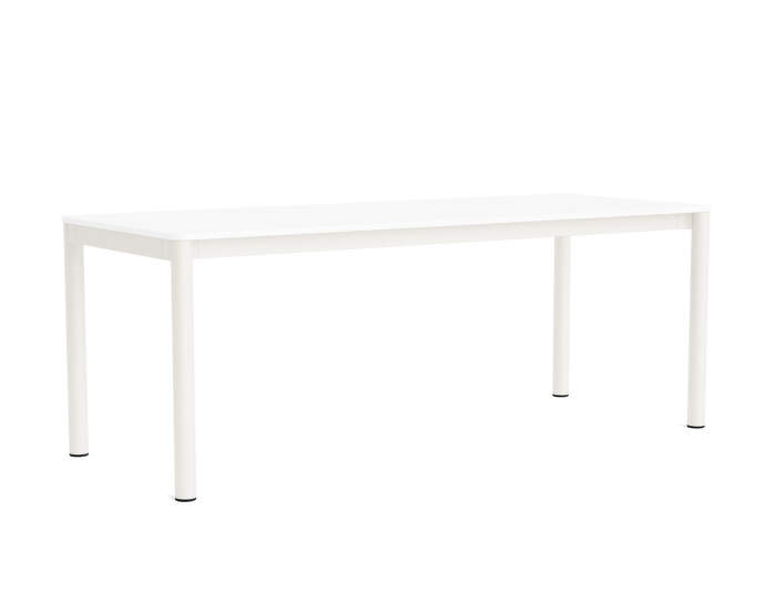 Stôl Annex Flush 200x80, cream white/white laminate