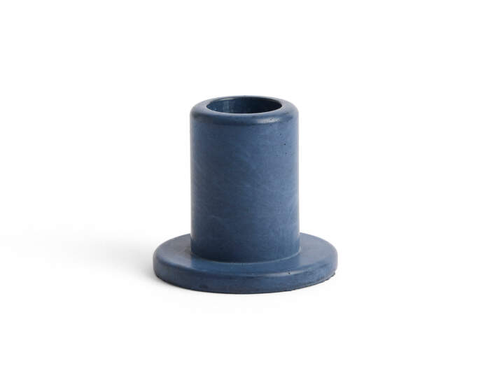 Svietnik Tube Concrete Small, midnight blue