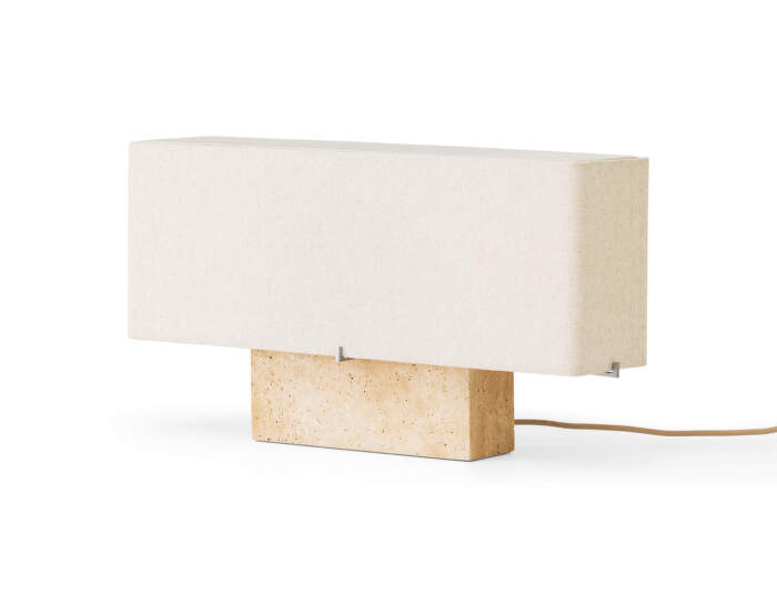 Stolná lampa Nonna H30, travertine