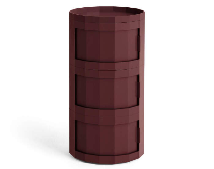 Úložný stolík Facet Cabinet 30, burgundy