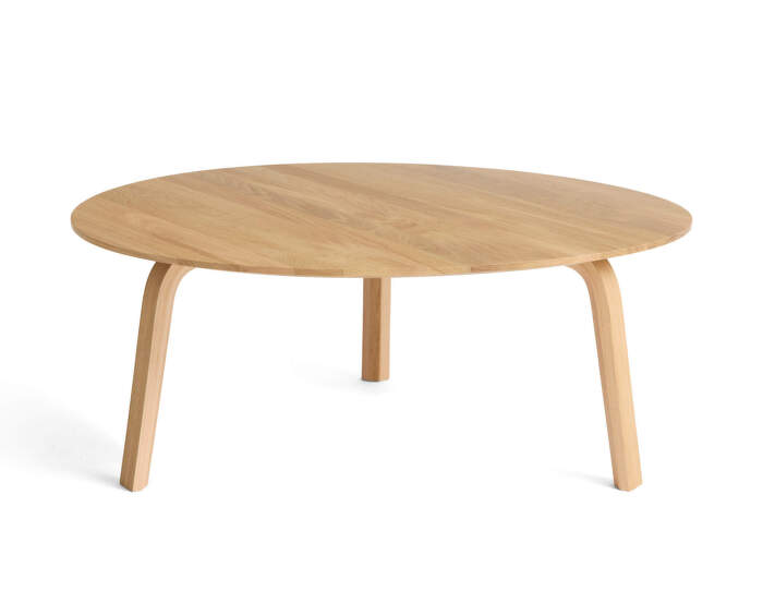 Stolík Bella Coffee Table Ø80x32, lacquered oak