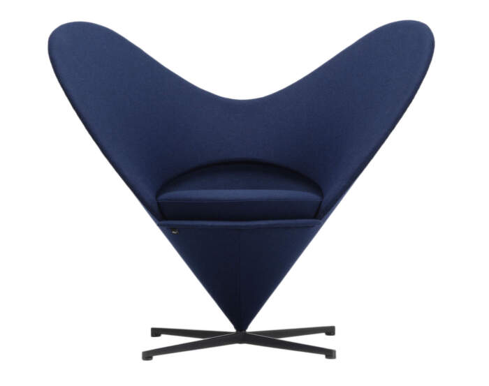Kreslo Heart Cone Chair, Cosy 2 dark blue