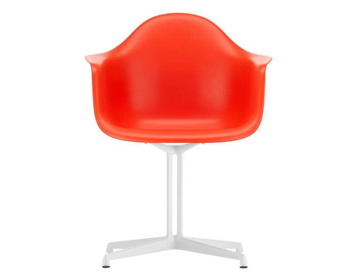 Židle Eames DAL, poppy red white