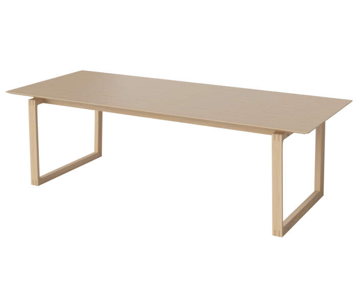 Jedálenský stôl Kuma 240x100 cm, white pigmented oiled oak