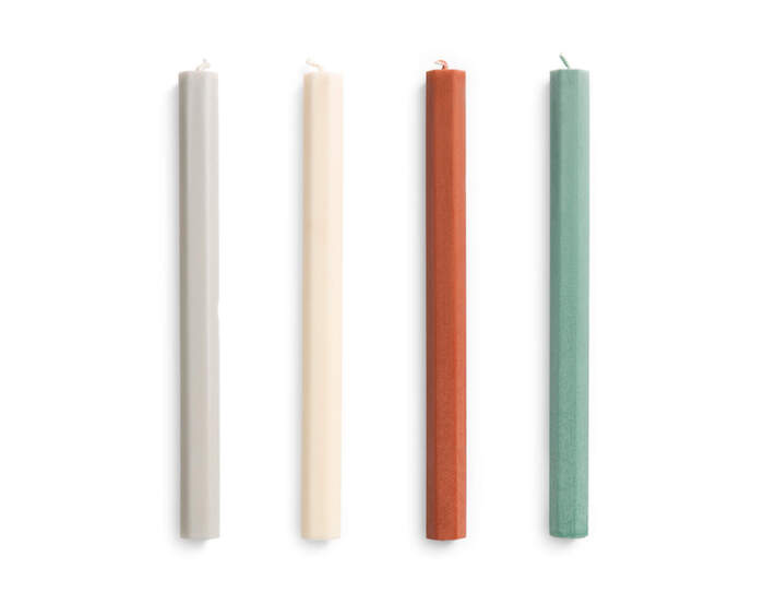 Sviečky Hexagon Candle set 4ks, forest