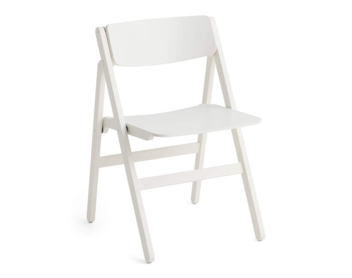 Skladacia stolička Backflip, cream white lacquered beech