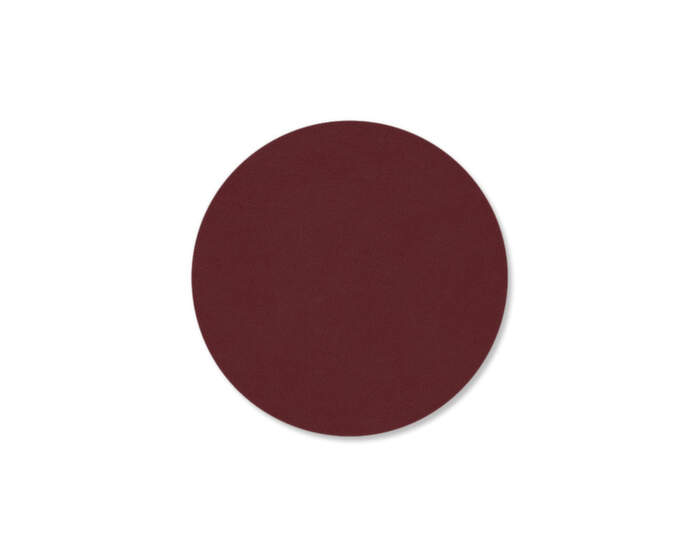 Podložka pod pohárik Circle Nupo, burgundy