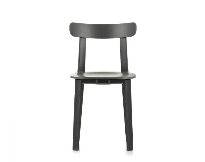 Stolička Vitra All Plastic Chair, graphite grey