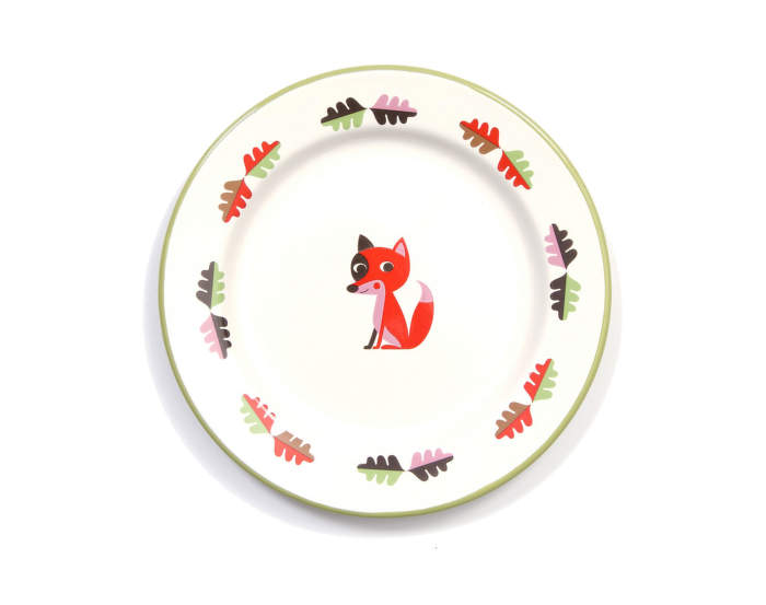 Tanierik Enamel Plate Fox