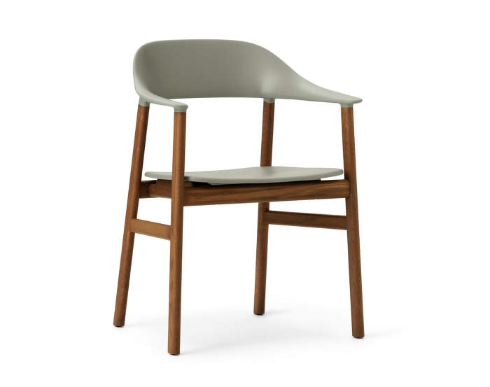 Stolička Herit Armchair Smoked Oak, dusty green