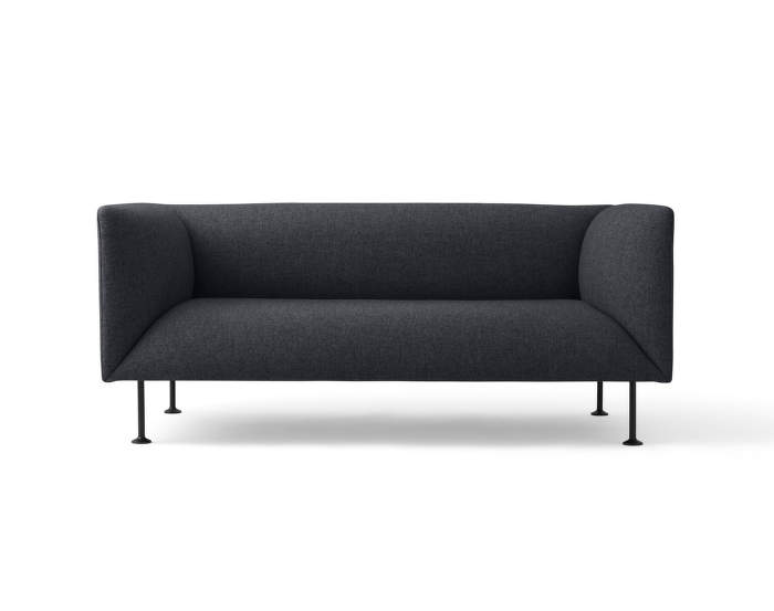 Dvoumístná pohovka Godot Sofa, dark grey melange