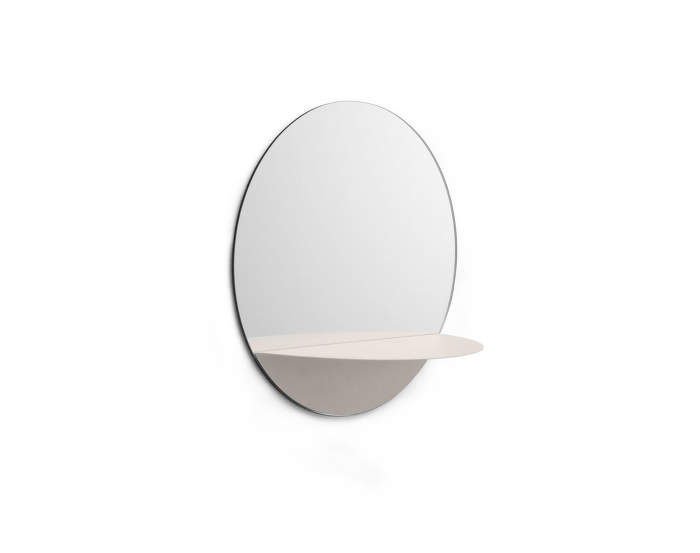 Zrkadlo Horizon Round, white