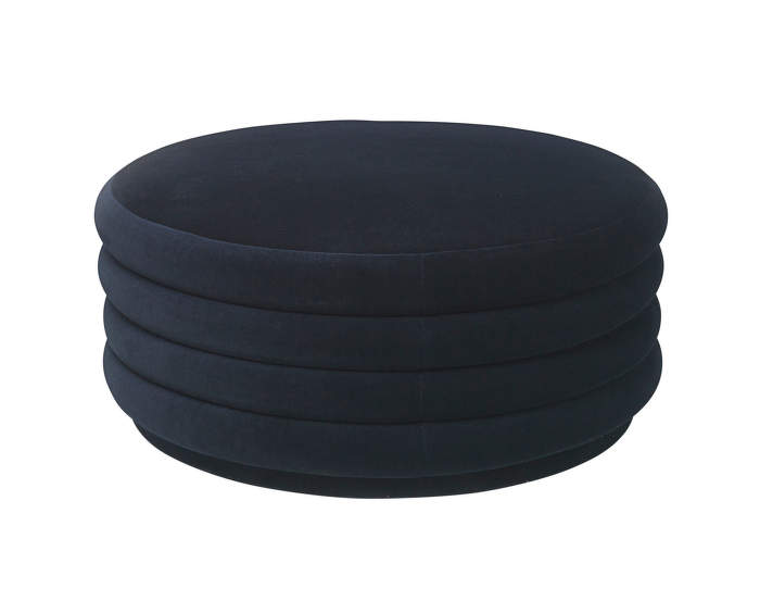 Pouf Round large, dark blue