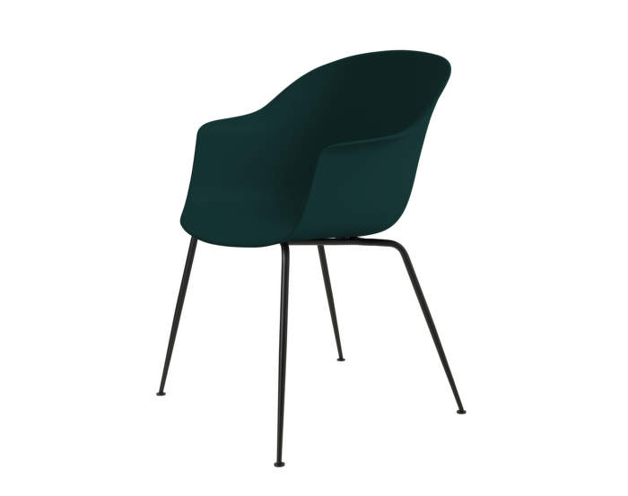 Bat Dining Chair, nečalúnená, dark green