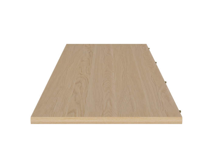 Yacht dinning table extension leaf, white pigmented oak