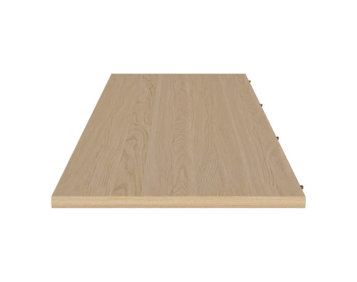 Yacht dinning table extension leaf, white pigmented oak