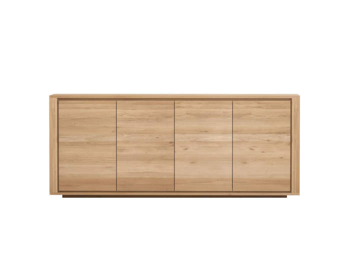 Shadow sideboard, 4 doors, oak