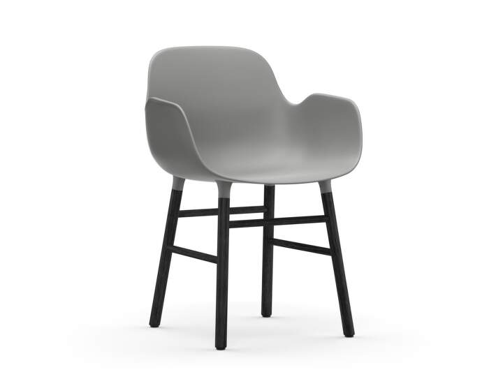 Form Armchair, grey/black
