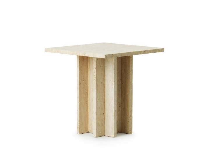 stolek-Edge Coffee Table small, travertine