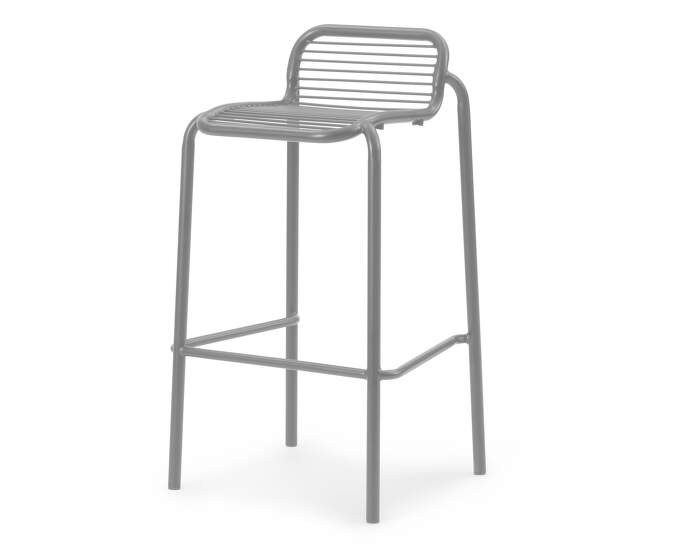 stolicka-Vig Barstool 75 cm, grey