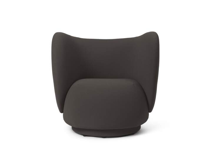 kreslo-Rico Lounge Chair Grain, chocolate
