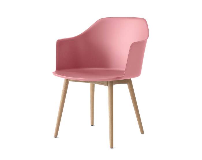 stolicka Rely HW76 Armchair, oak/soft pink