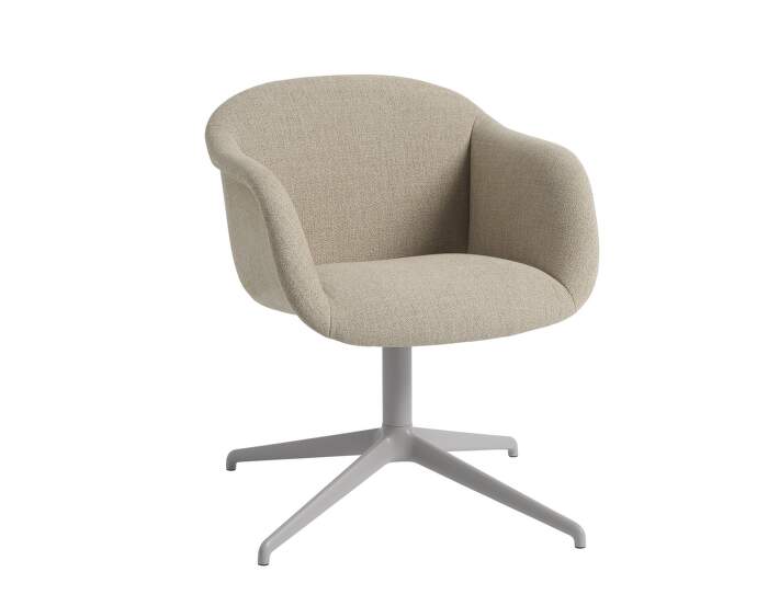 zidle-Fiber Soft Armchair Swivel, Ecriture 240/grey