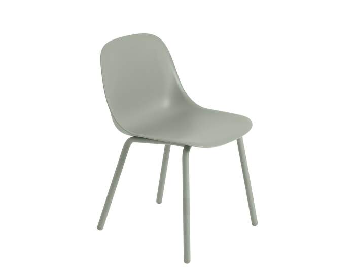 zidle-Fiber Outdoor Side Chair, dusty green