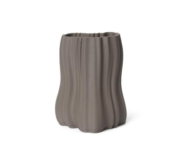 vaza-Moire Vase Small, anthracite