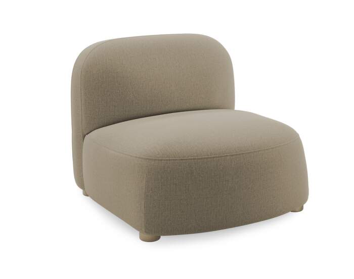 kreslo-Gem Lounge Chair, Brusvik 65 light brown