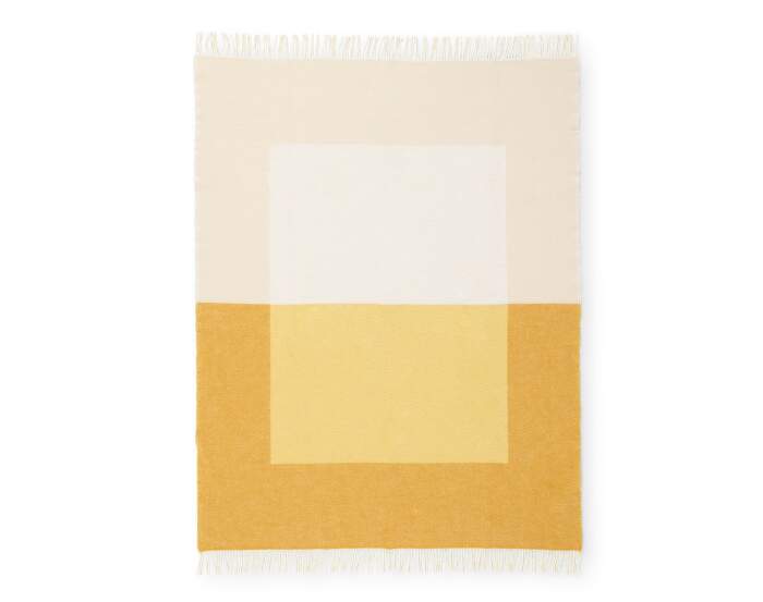 deka-Echo Throw Blanket, yellow