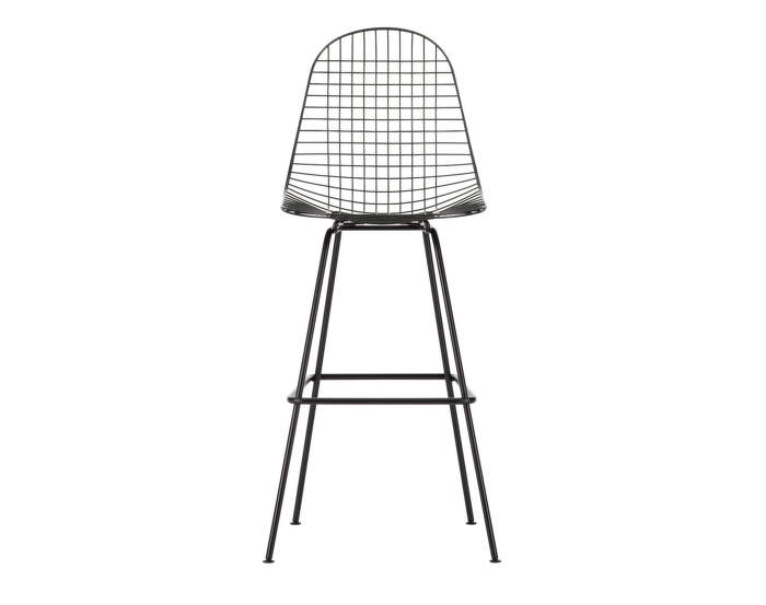 Barová stolička Eames Wire High, basic dark