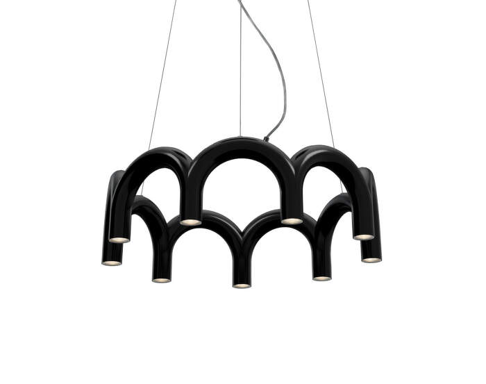 Závesné svietidlo Arch Circle 76, black
