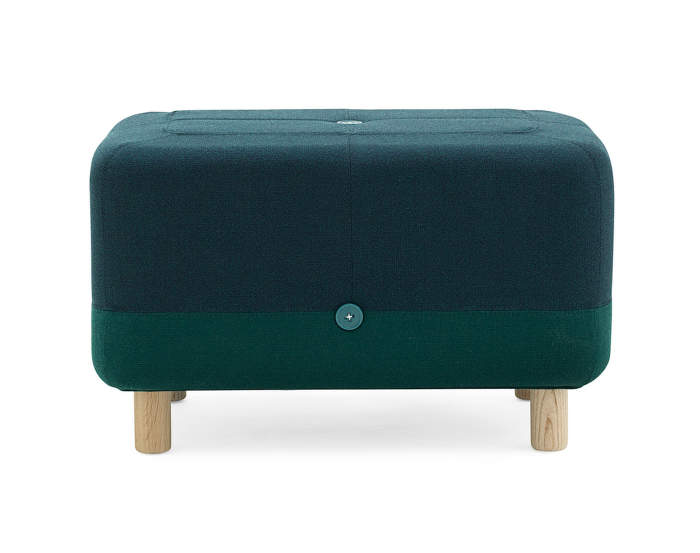 Pouf Sumo, Dark Green Hybrid