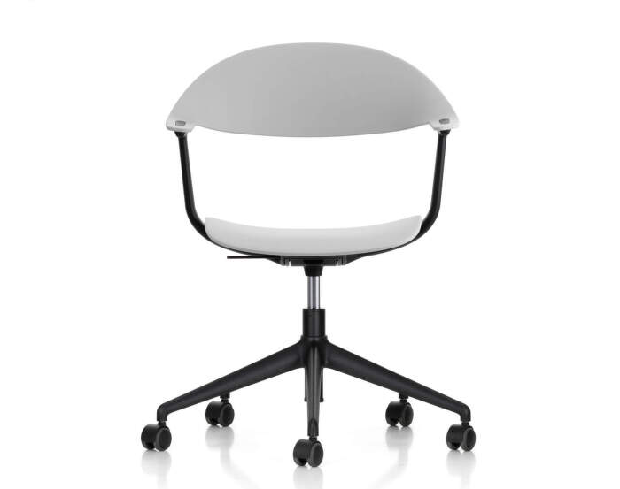 Kancelárska stolička Mynt Plastic s kolieskami, grey/black