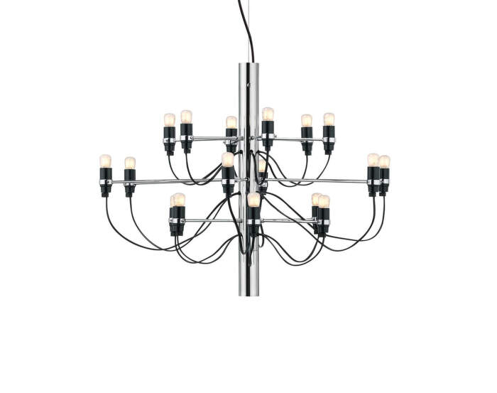 Luster 2097/18 Frosted Bulbs, chrome