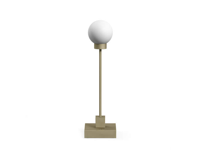 Prenosná stolná lampa Snowball, grey beige