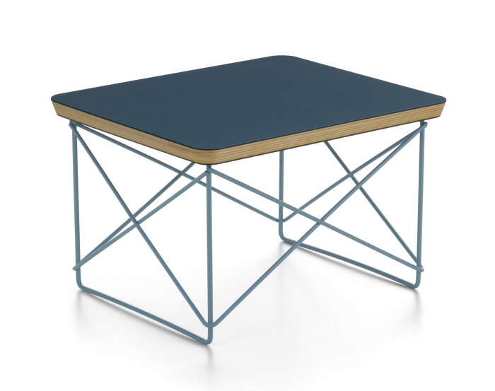 Occasional Table LTR Linoleum Smoke Blue, sky blue