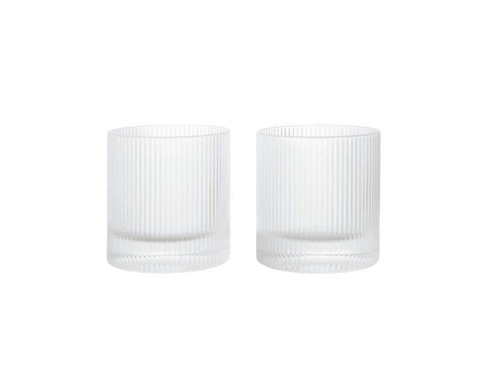 Poháre na vodu Ripple Tumbler set 2 ks, clear
